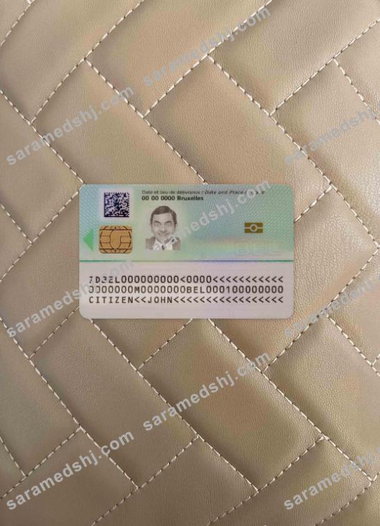 Belgium ID 2020 - present photolook BACK